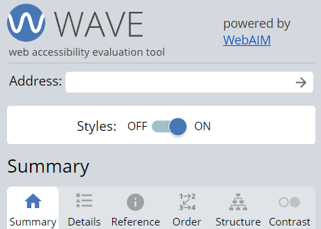 WAVE Accessibility Tool | Proof3