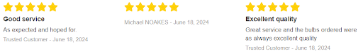 customer reviews examples